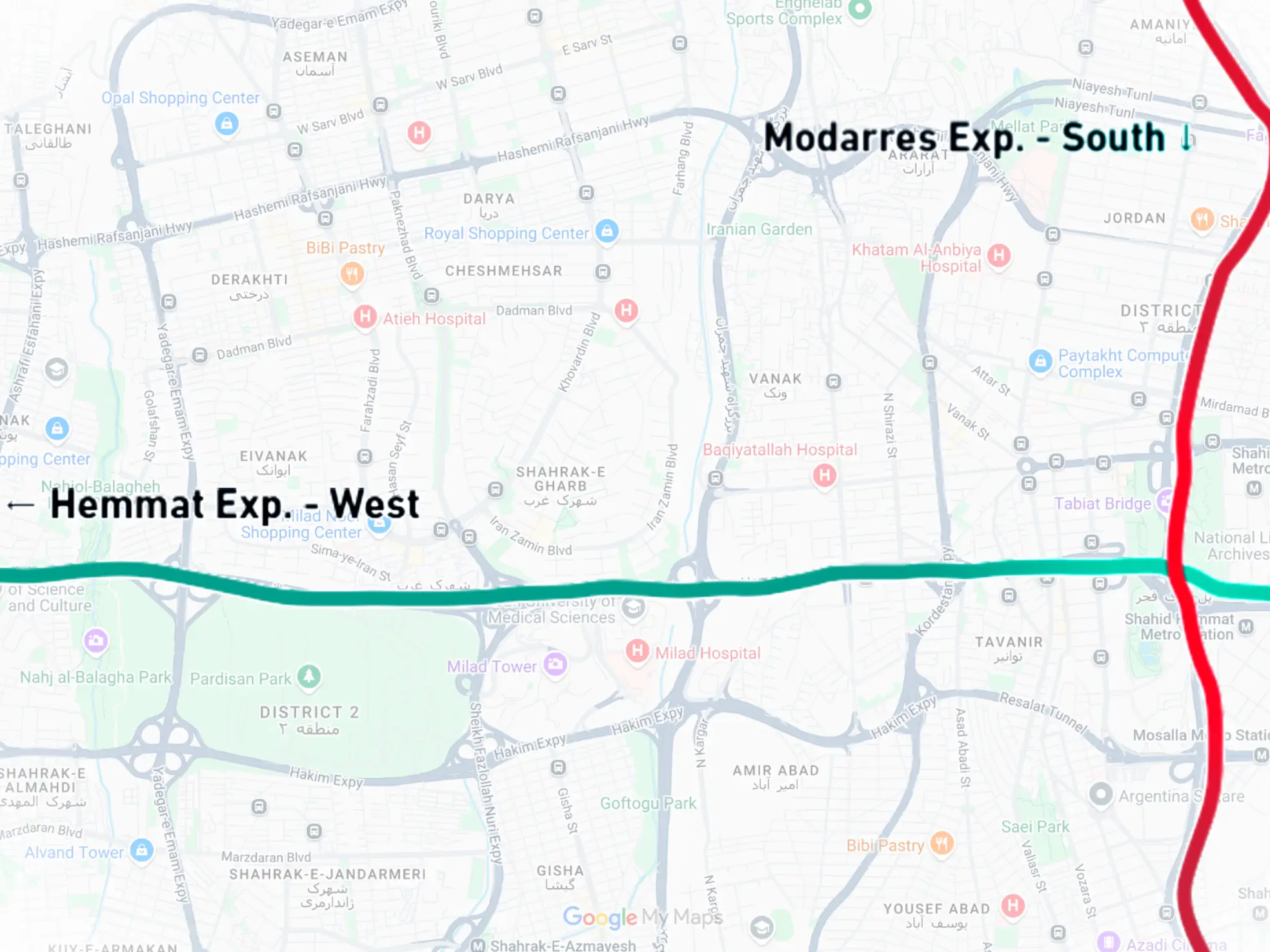 وضعیت اتوبان‌های تهران در نوروز ۱۴۰۴ (۱ تا ۱۲ فروردین)